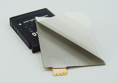 Microwave absorber sheet for NFC replacing ferrite sheet