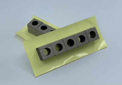 Center hole machined touch switch gasket