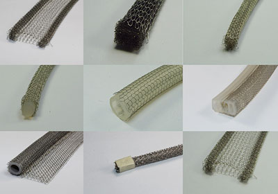 Various types of wire mesh gaskets