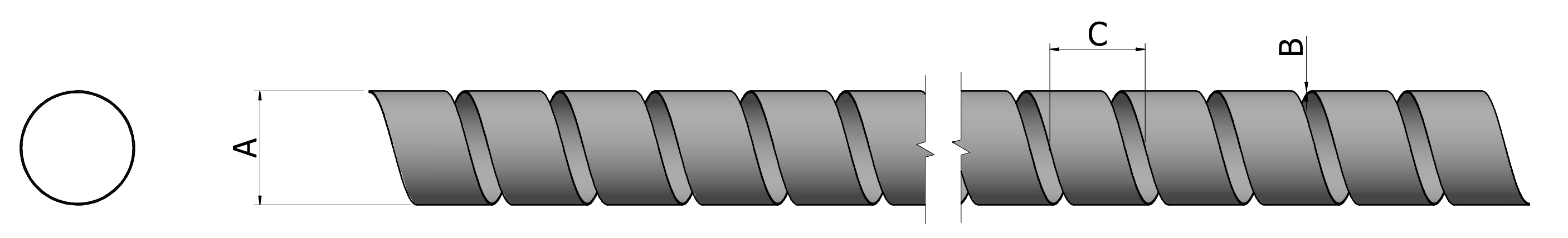 Structure of EMI shielding spiral gasket