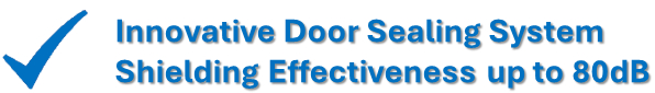 Significantly improved door opening/closing method & shielding performance