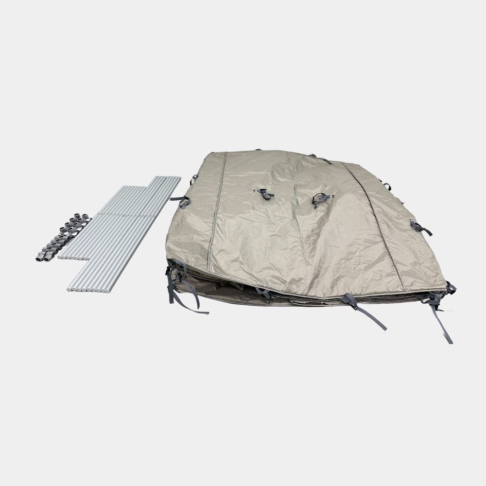 RF/EMI shielded walk-in tent-assembly part